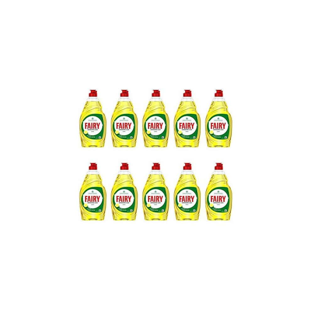 Fairy Lemon Washing Up Liquid 433ml PMP Case of 10