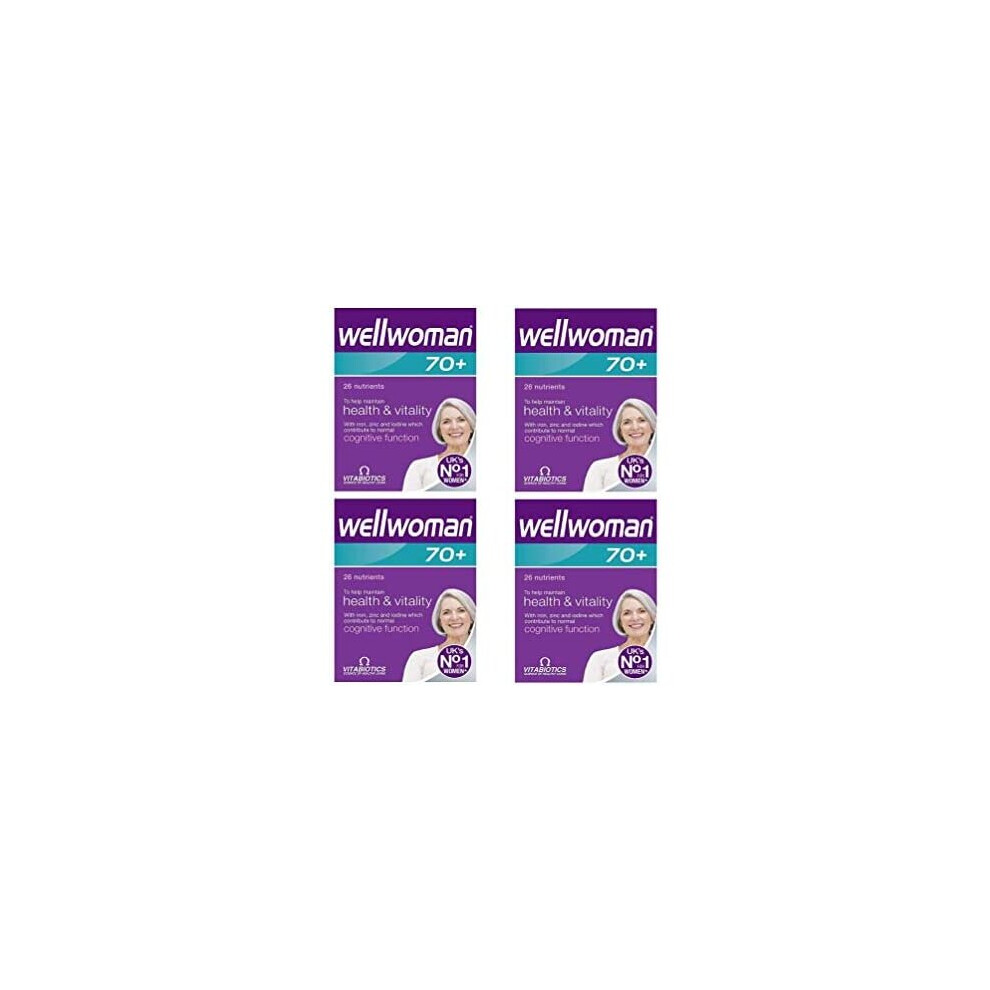 Vitabiotics | Wellwoman 70+ Tablets | 4 x 30s