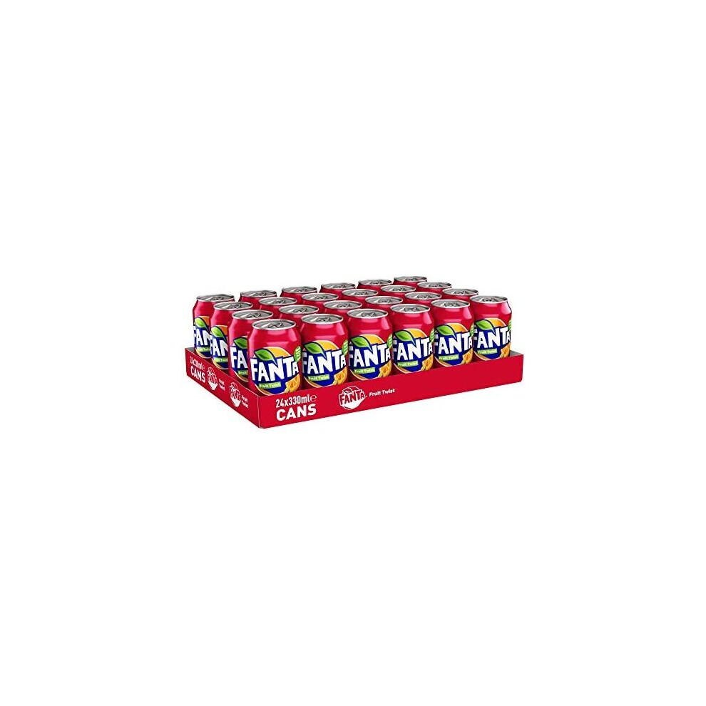 Fanta Fruit Twist Pack Of 24x330ml Cans