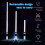 LED Light Saber 2 Pack, 7 Color Changing Light Up Sword with Sound 8