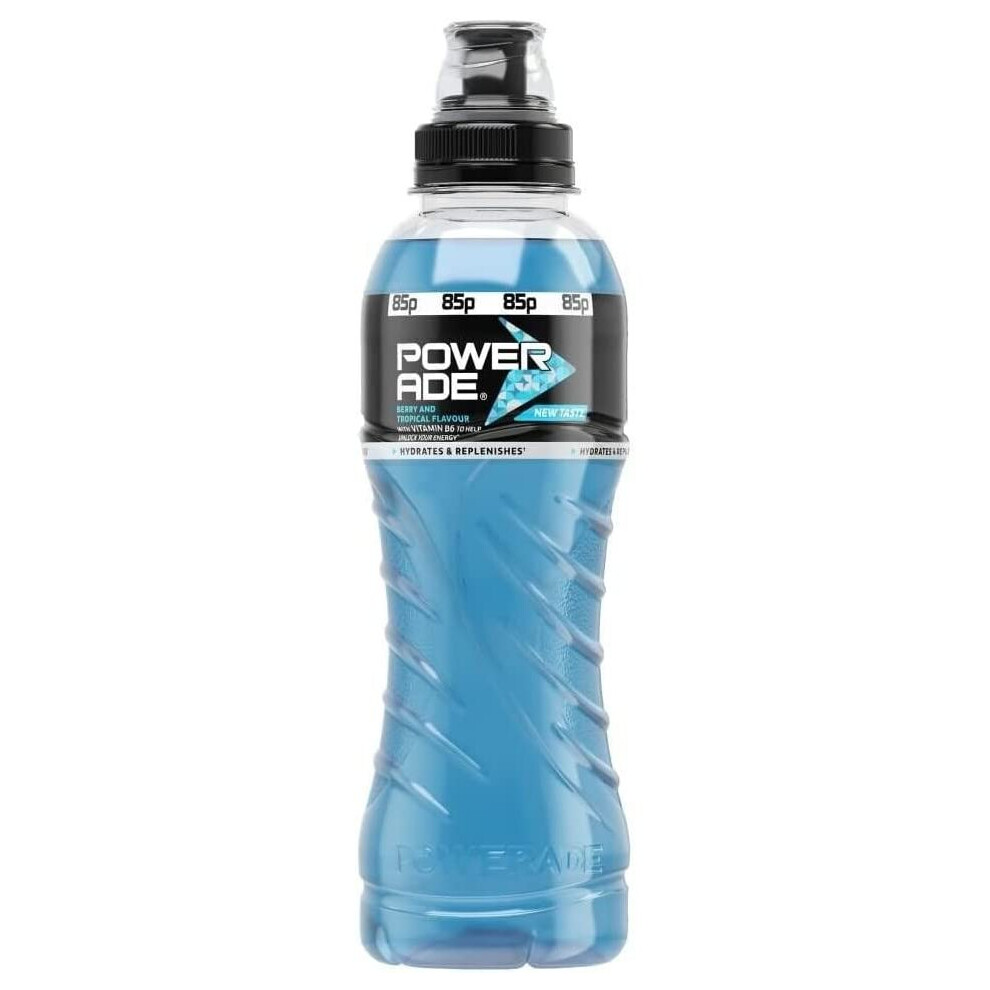 Powerade Berry and Tropical 500ml x 12 PMP