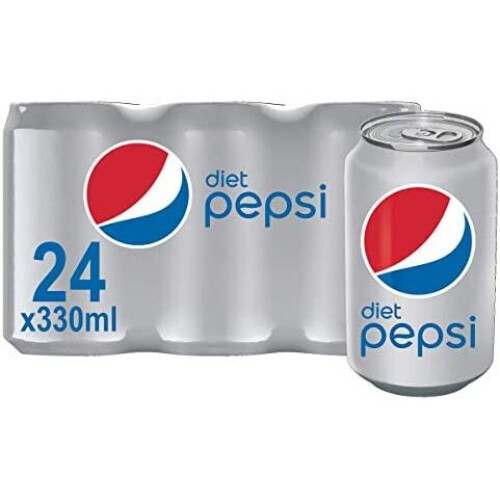 Pepsi Diet Pepsi Cans, 24 x 330ml 2