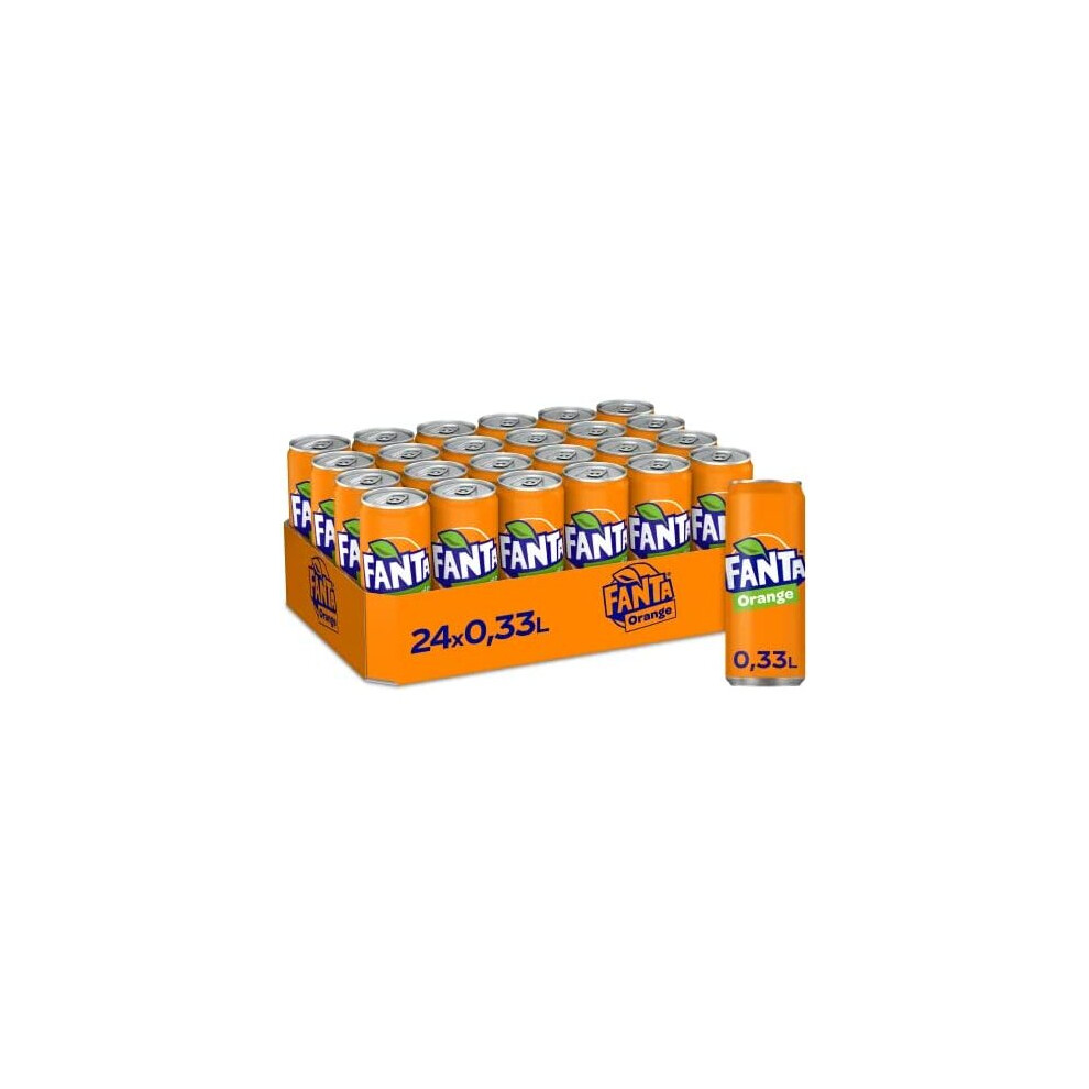 Fanta Can Pack of 24 (24 x 330ml) 