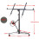 Switzer Switzer 15Ft Lift Drywall Hoist Foldable Plasterboard Panel Sheet Lifter Caster 2