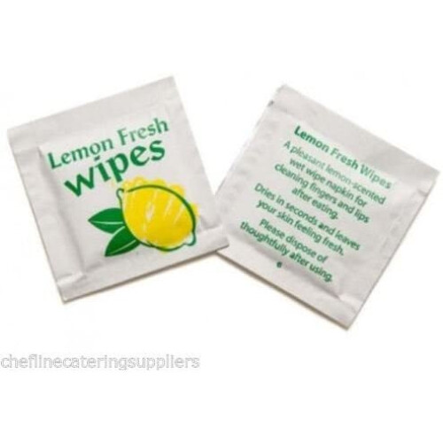 1000x Lemon Scented Fresh Hand Wet Wipe