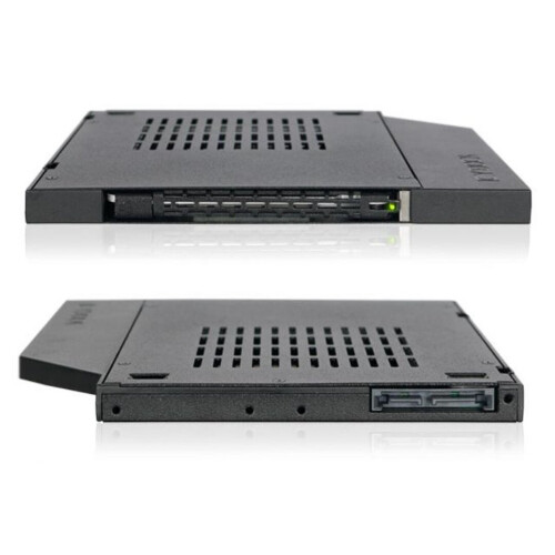 ICY Dock MB411SPO-2B 2.5" SATA HDD SSD Notebook Slim ODD Mobile Rack 2