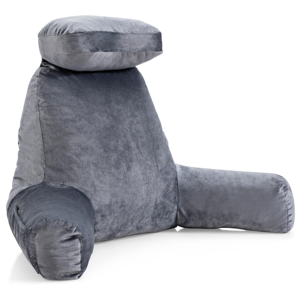 Rest Body Pillow w/ Support Arms & Detachable Neck Roll &Covers