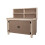 (7ft, Standard Legs) Wooden MDF Top Workbench With Lockable Cupboard And Back Panel 3