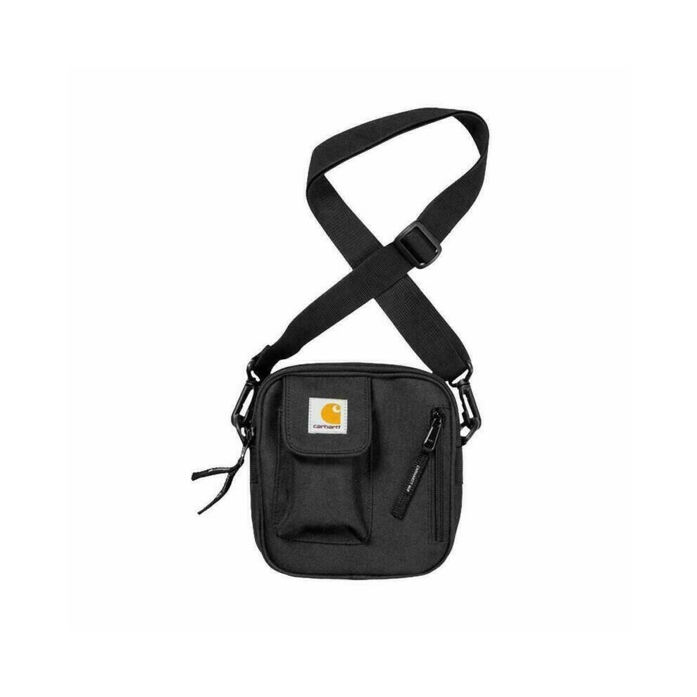 (Black) Shoulder Bag Size Travel Cross Body Carhartt Mens Womens Messenger Utility