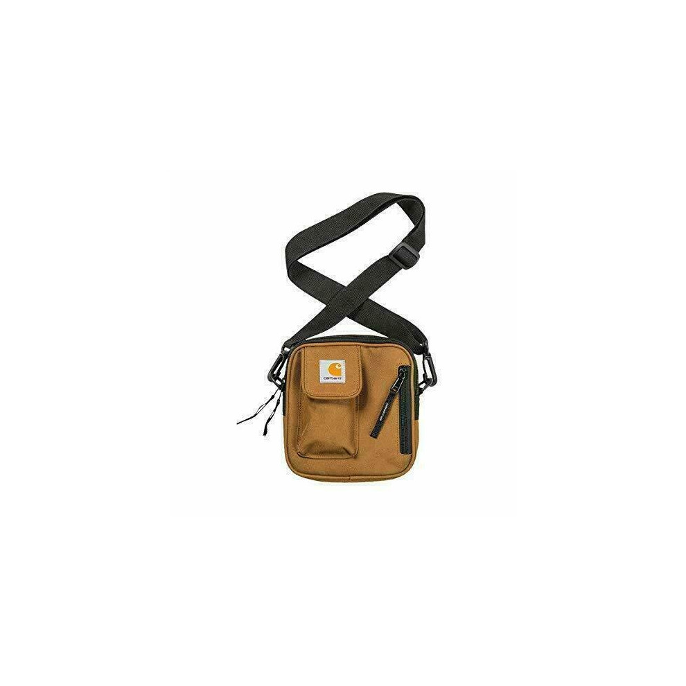 (Brown) Shoulder Bag Size Travel Cross Body Carhartt Mens Womens Messenger Utility