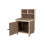 (3ft, Standard Legs) Wooden MDF Top Workbench With Lockable Cupboard And Back Panel 5