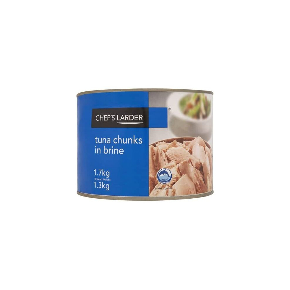 Chefs Larder Tuna Chunks In Brine 1.7kg