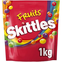 Skittles Sweets, Vegan Sweets, Fruit Flavoured Chewy Sweets Bulk Sharing Bag, Sweets Gift, 1kg