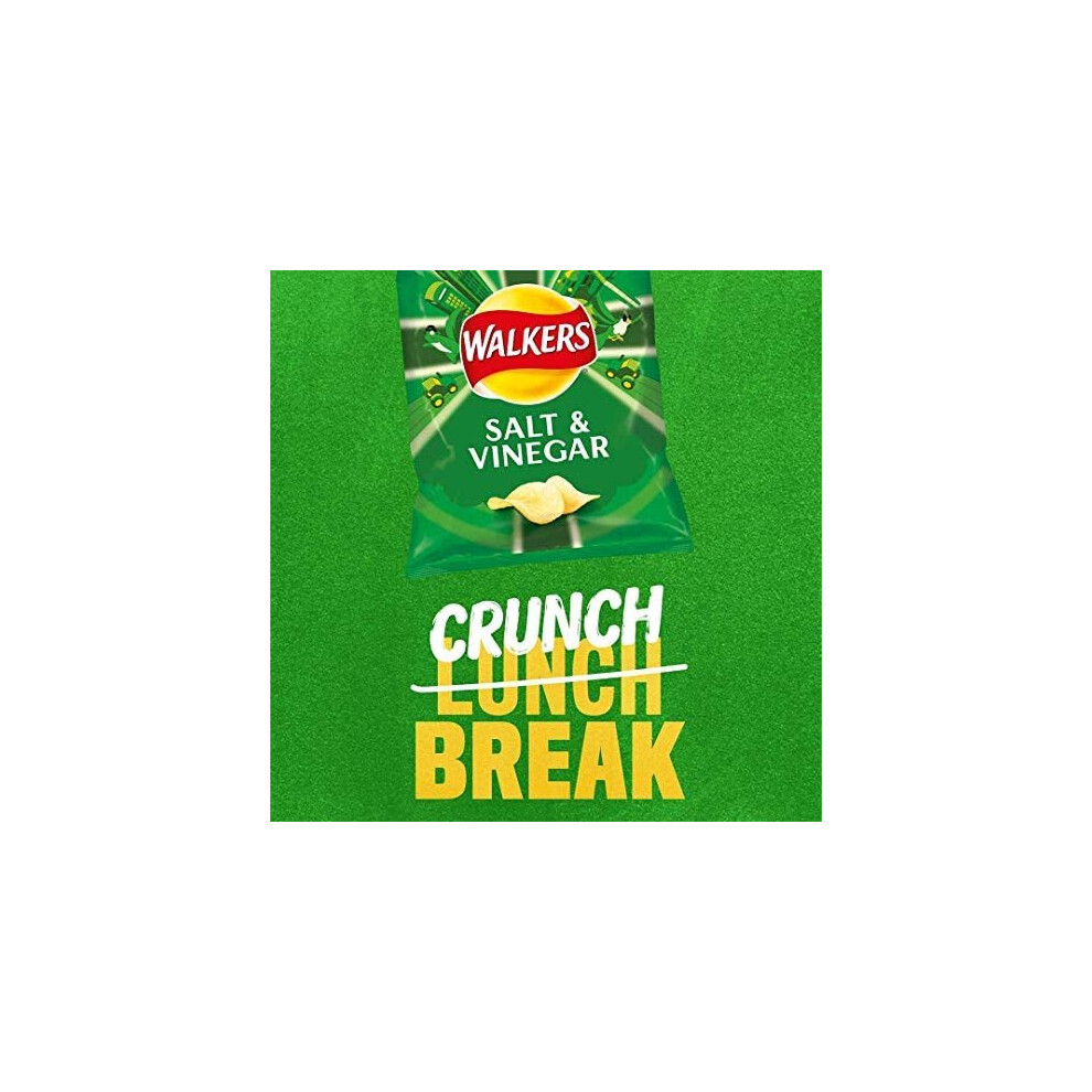 Walkers Crisps Multipack Mixed Flavour Variety Box (Ready Salted, Salt & Vinegar, Cheese & Onion