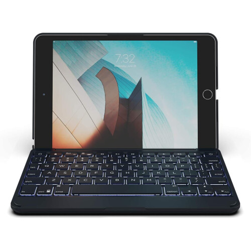 Zagg Folio Bluetooth Tablet Keyboard Non-Backlit for Apple iPad Mini 4/5 (7.9") 1