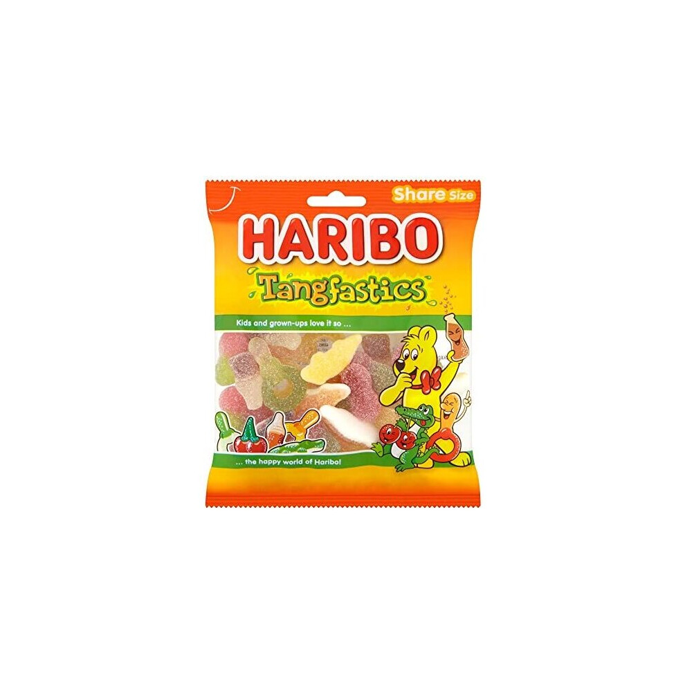 Haribo Tangfastics Sour Sweets Bag, 140g