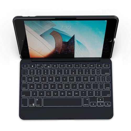 Zagg Folio Bluetooth Tablet Keyboard Non-Backlit for Apple iPad Mini 4/5 (7.9") 2