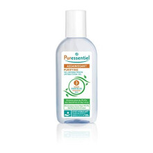 Puressentiel Antibacterial Gel 80 ml - Anti-bacterial, anti-viral, softening - 99.9% viruses and bacteria destroyed - Anti-drying aloe vera,