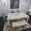 Grey Dining Table and 4 Grey Chairs and 1 Bench Dining Set 1