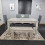 Grey Dining Table and 4 Grey Chairs and 1 Bench Dining Set 2
