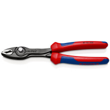 Knipex 82 02 200 TwinGrip Slip Joint Pliers With Multi-Component Grips