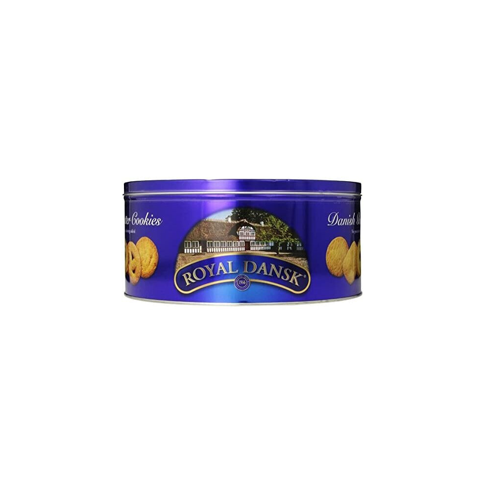 Kelsen Royal Dansk Danish Butter Biscuits 100% Pure Butter Cookies - 1.8 Kg Tin