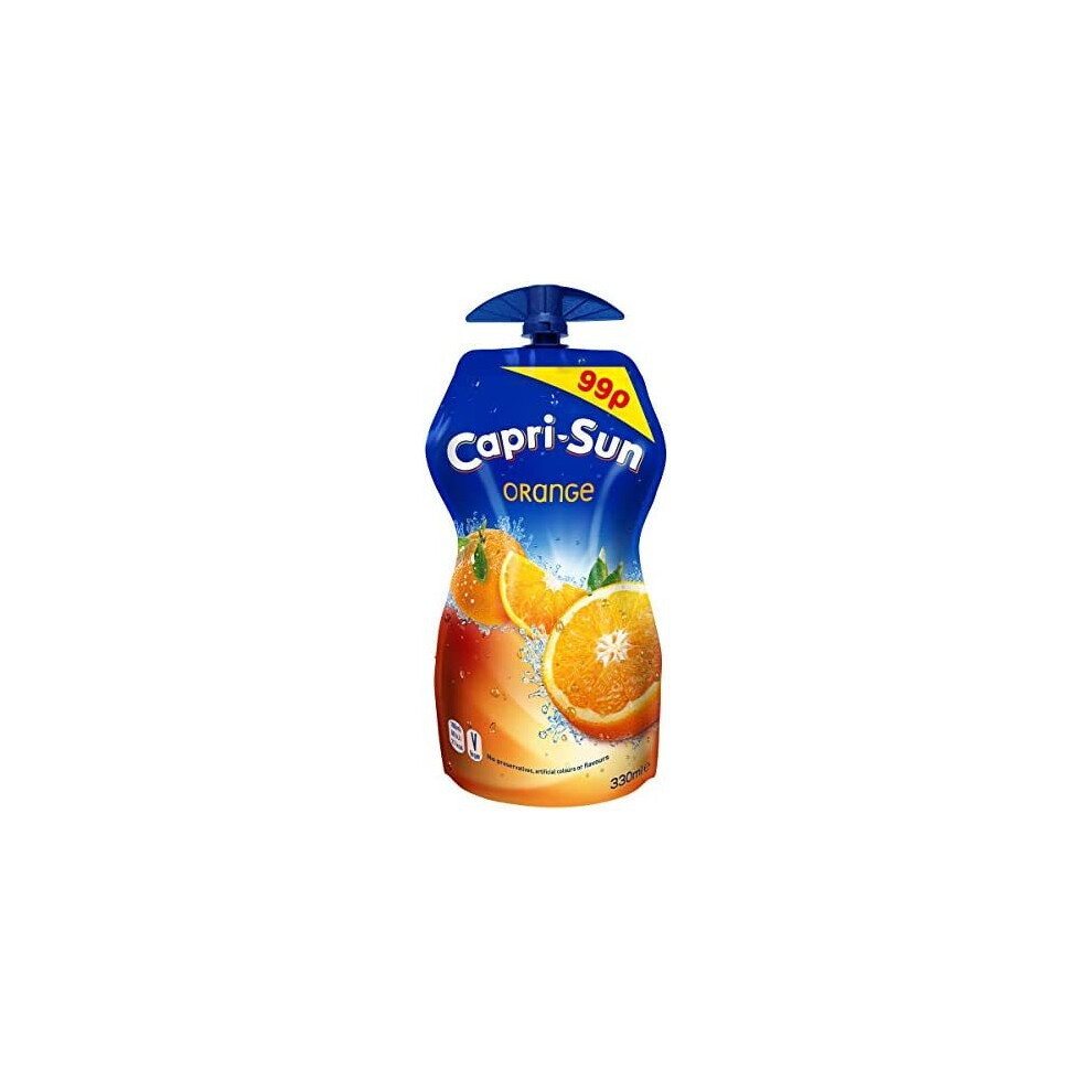 15 X CAPRI-SUN ORANGE SPORT 330ml | 15 PACK BUNDLE