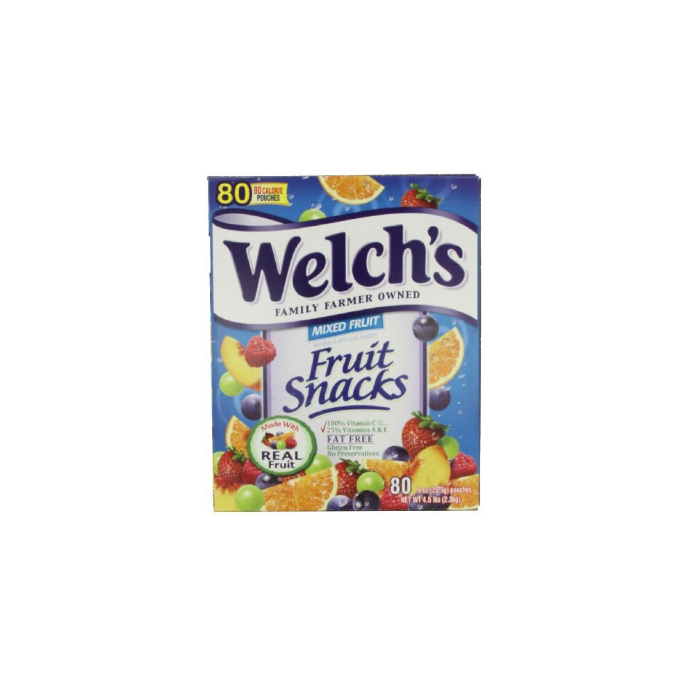 Welch's Mixed Fruit Snacks, 0.9 Unzen, 80-Count