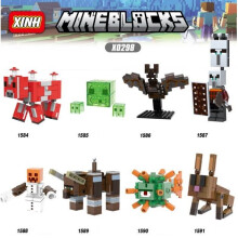 Minecraft My World Figure Bricks Building Blocks Toy Collection