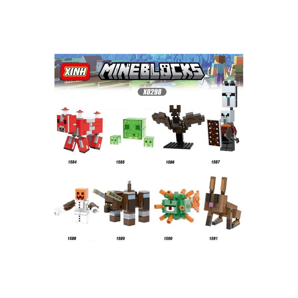 Photos - Construction Toy NEW Minecraft My World Figure Bricks Building Blocks Toy Collection