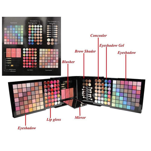 177 Color Makeup Set Eyeshadow Blush Lipstick Tools All In One Makeup Full Kit 2