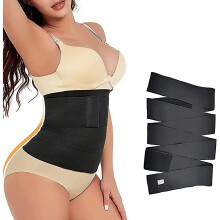 Women Waist Trainer Bandage Wrap 3m, Lumbar Support Belt & Body Shaper for Abdomen Slimming, Lightweight & Durable