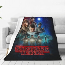 (75x100, 3) Stranger Things Flannel Blanket Super Soft Comfortable Warm Kids Gift