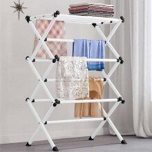 3 Tier Clothes Airer Dryer Large Drying Horse Rack Indoor Outdoor Laundry Stand