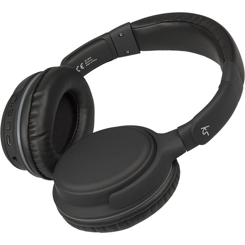 KitSound KitSound Wireless On-Ear Headphones with Built-In Microphone - Black 1