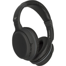 KitSound Wireless On-Ear Headphones with Built-In Microphone - Black