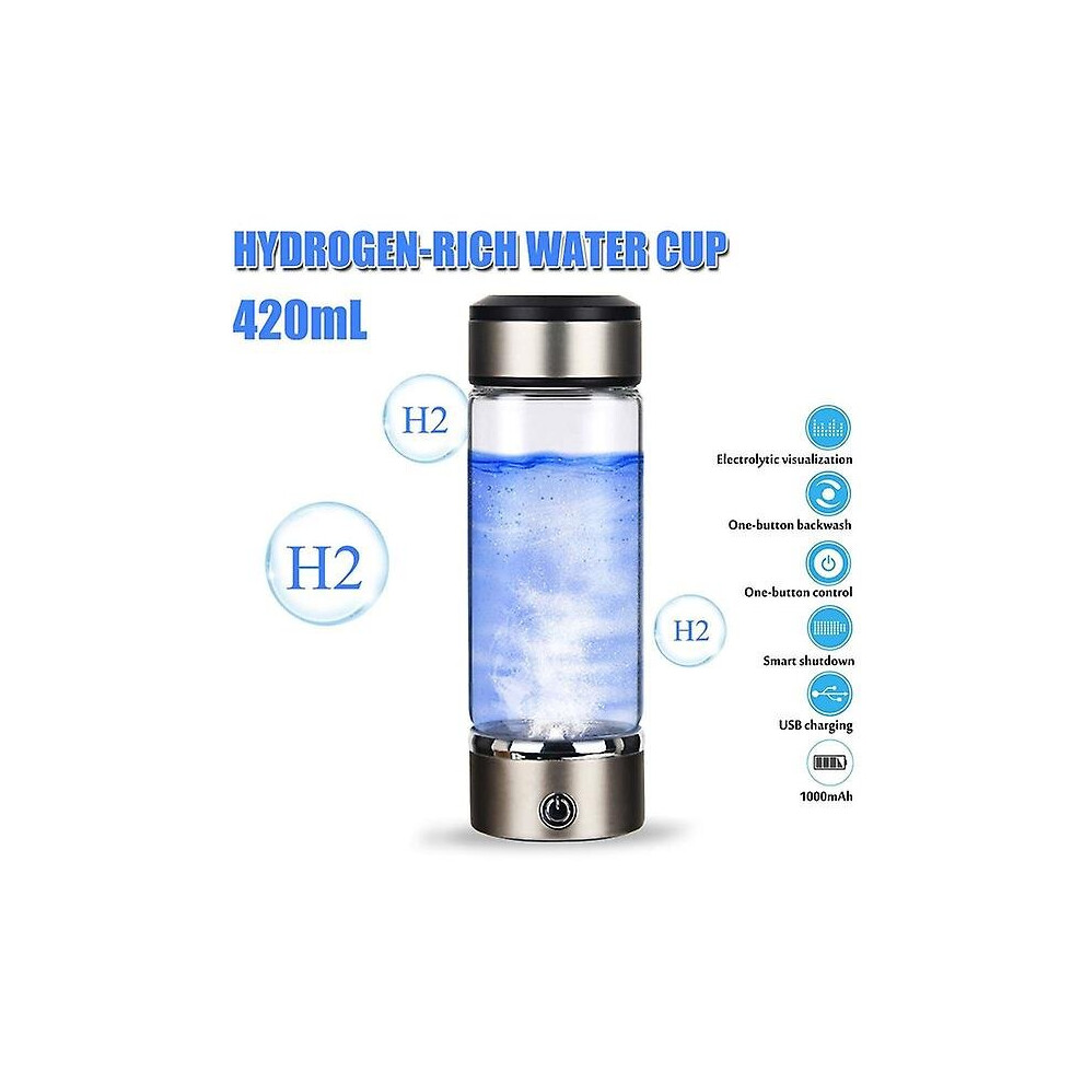 Antioxidants Healthy Hydrogens-rich Water Bottle Titanium Lonizer Maker Generator