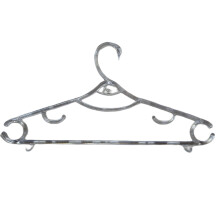 (Adult Clear) 18pcs Plastic Coat Hangers Family Swan Hangers