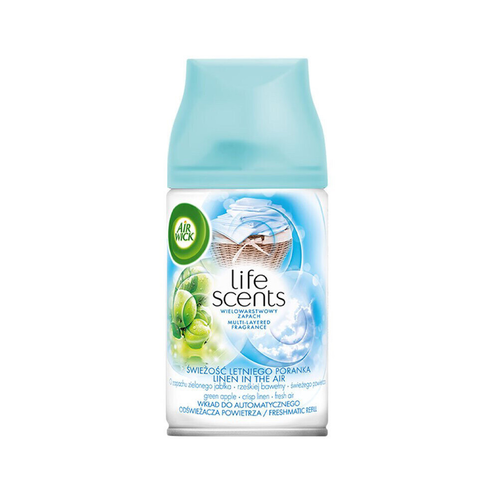 AirWick Life Scents Linen In The Air Freshmatic Refills 250ml, 6 Pack-image-OPC-P9N788W-NEW