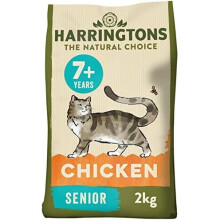 Harringtons Complete Senior Dry Cat Food with Freshly Prepared Chicken 4x2kg