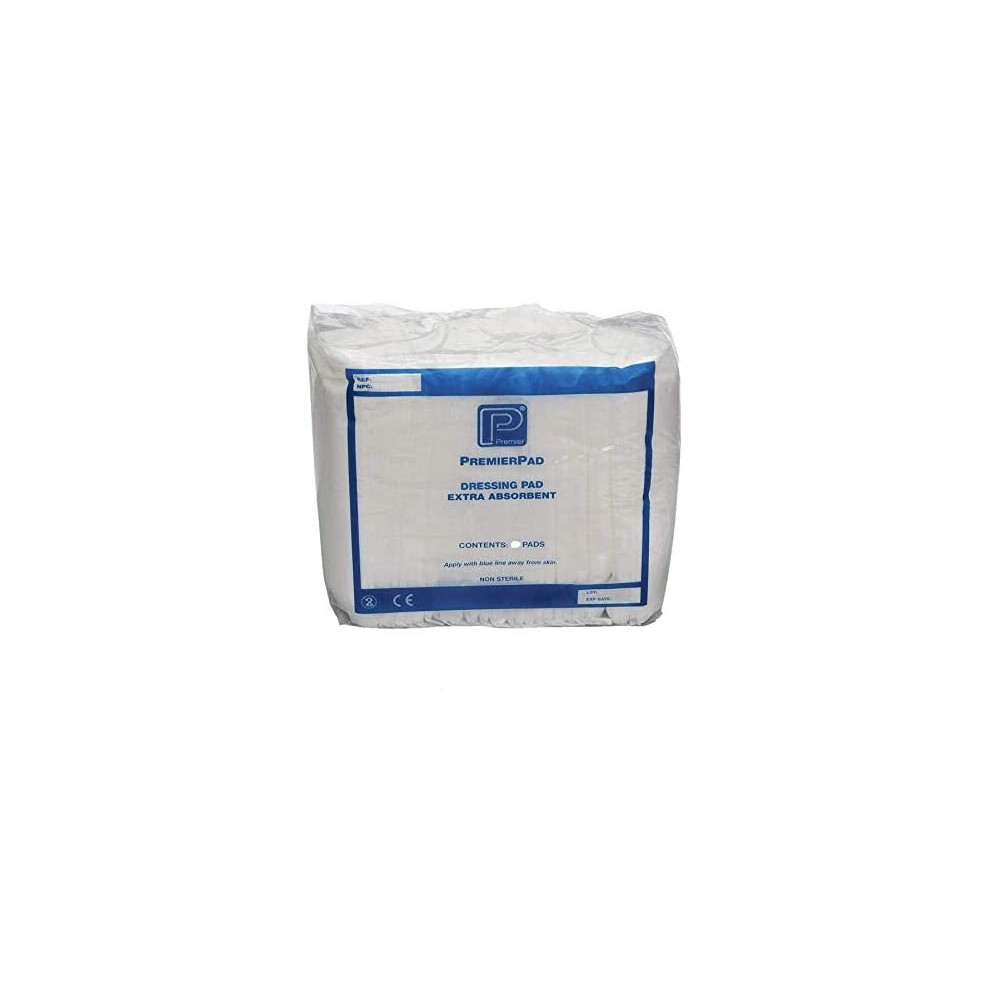 Premier Pad Dressings, Non-Sterile, 12cm x 10cm, Pack of 100