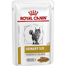 Royal Canin Veterinary Diet Feline Urinary S/O Moderate Calorie Gravy Pouches 48 x 85g