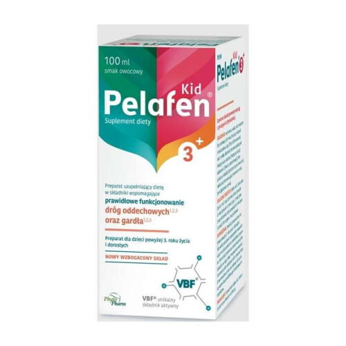 PELAFEN Kid 3+ Syrup for Cold & Flu Relief, 100 ml