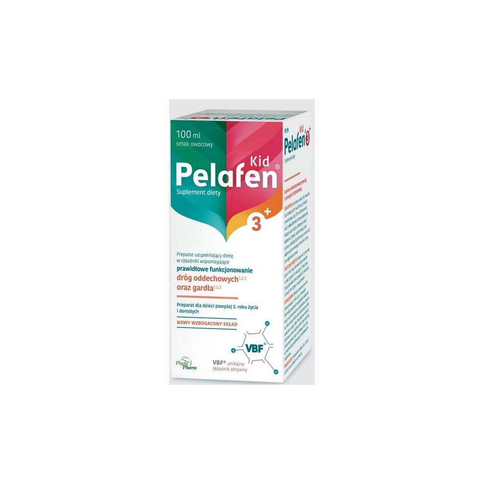 PELAFEN Kid 3+ syrup relief of cold & flu symptoms 100 ml