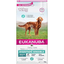 Eukanuba Daily Care Adult Dry Dog Food Sensitive Digestion, 12.5 kg