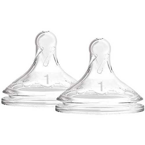 Dr. Brown's Options +, Wide Mouth Silicone Teat Level 1, 0 Months