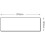VSafety Final Exit Man Right Sign - Landscape - 300mm x 100mm - 1mm Rigid Plastic 3