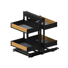 (800mm, right) MAXIMA PURO corner storage kitchen cabinets