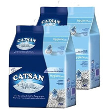 Catsan Hygiene Non-Clumping Cat Litter, 2 Packs (2 x 20L)