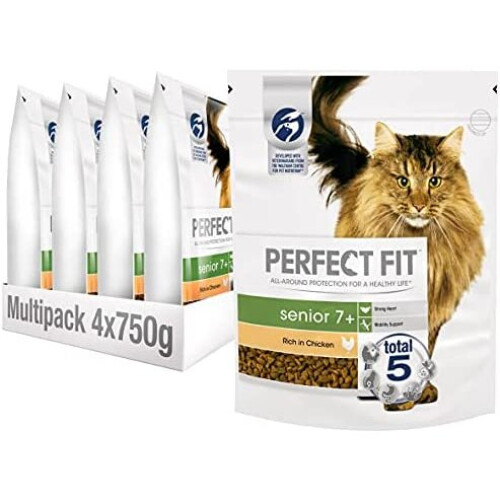 Perfect fit senior hot sale dry cat food